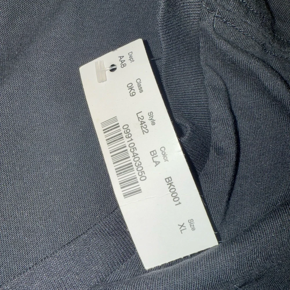 NWT J CREW ESSENTIALS V NECK TEE IN  NAVY BLUE  SIZE LT & XL BLACK SUZE XL